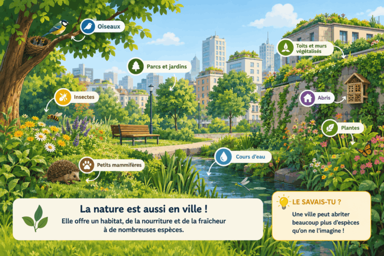 La biodiversité en ville