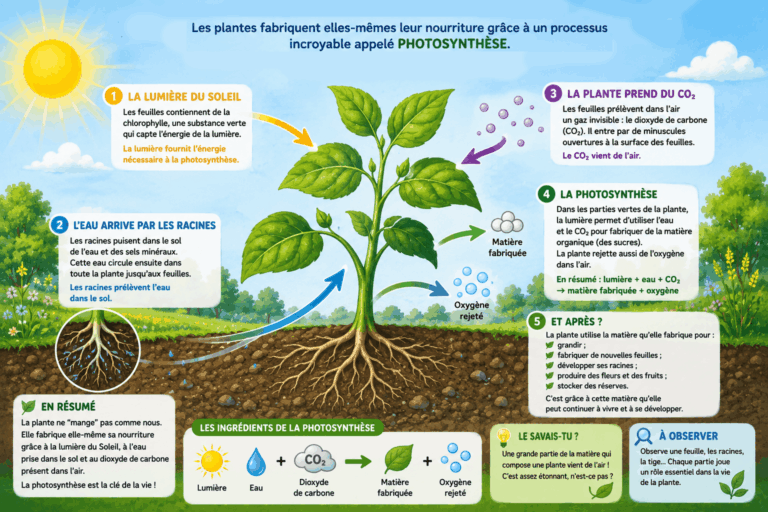 Comment se nourrit une plante ?