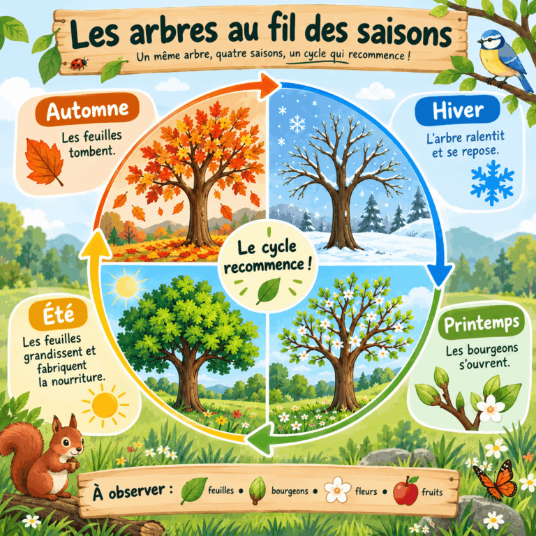 Les arbres au fil des saisons